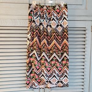 🧡Bobby Brooks Women's Wrap Skirt, size M, multicolored, gently worn🧡